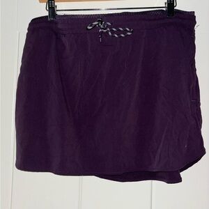 Member’s‎ Mark Women Pull On Woven Trek Purple Active Skort  Size XL Athleisure